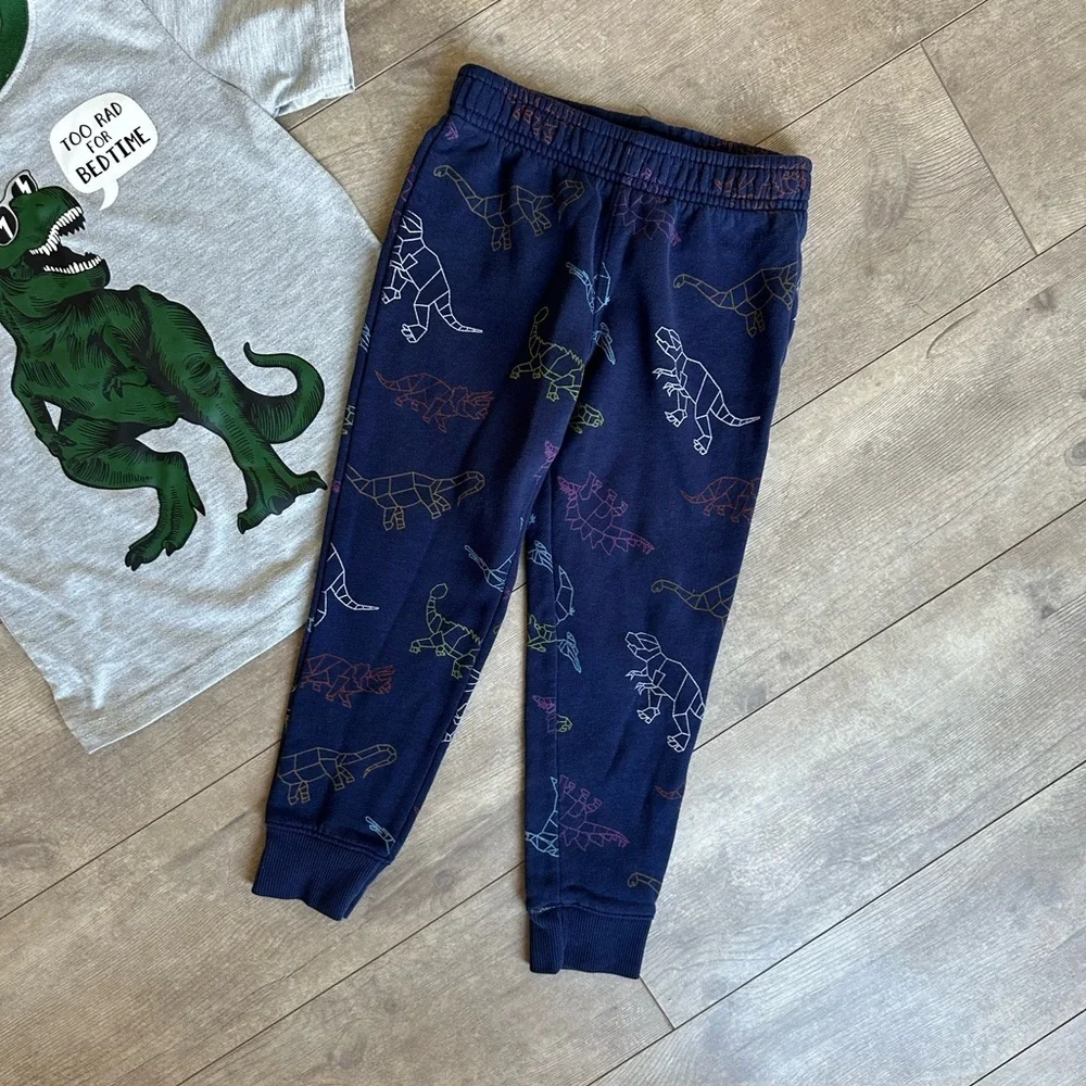 Toddler Boy Pajamas Set Dinosaur Too Rad for Bedtime Cat & Jack / Carter’s